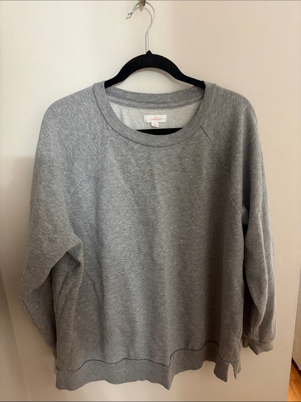 Colsie Heather Gray Crewneck Sweatshirt